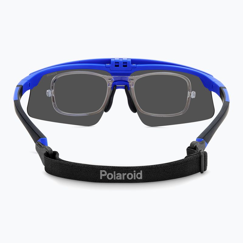 Polaroid PLD 7056/CI/S matt kék/kék tükör polarizált férfi napszemüveg 4