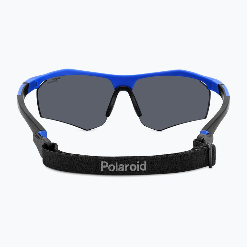 Napszemüveg Polaroid PLD 7055/S matte blue/blue mirror polarized high contrast 5