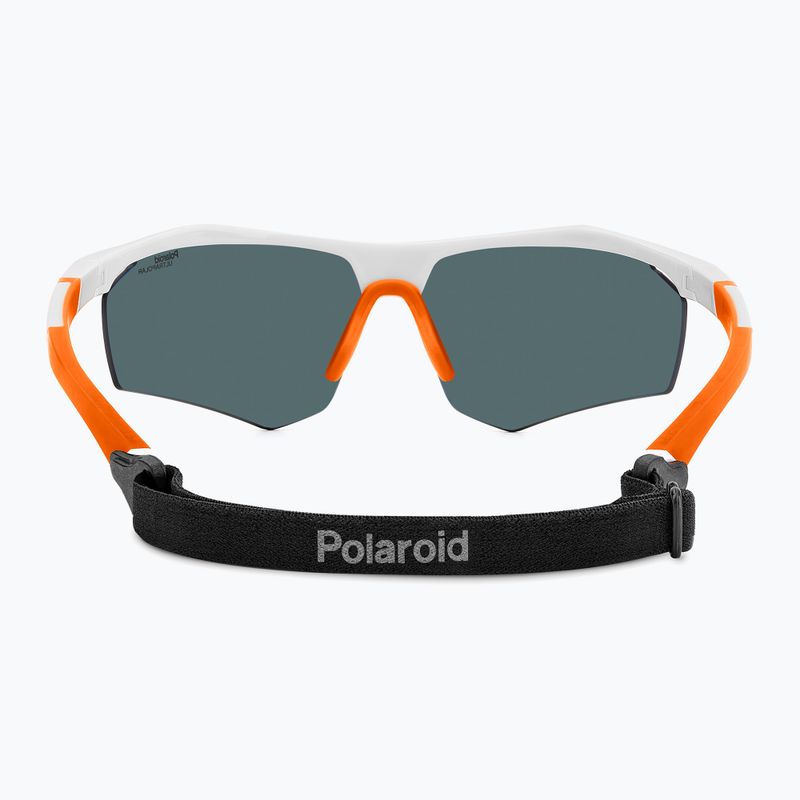 Férfi Polaroid PLD 7055/S fehér/piros többrétegű polarizált, nagy kontrasztú napszemüveg 5