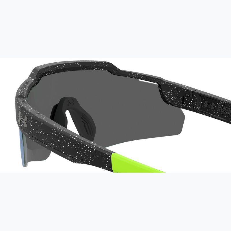 Under Armour Levelup Jr S3 mintás fekete-fehér/zöld többrétegű gyermek napszemüveg 6
