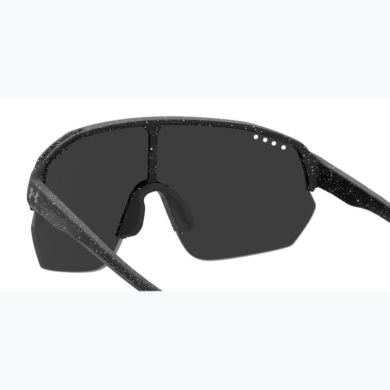 Under Armour Gamedat II/G S3 minta fekete-fehér/ezüst tükör napszemüveg 6