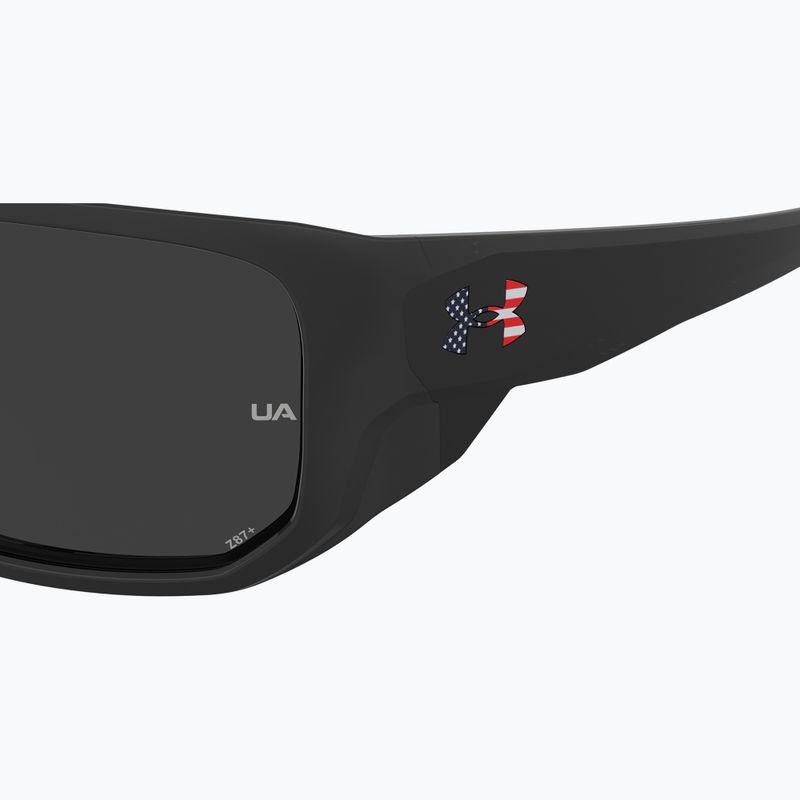 Under Armour Attack 2 fekete többszínű/szürke polarizált olajfób férfi napszemüveg 7