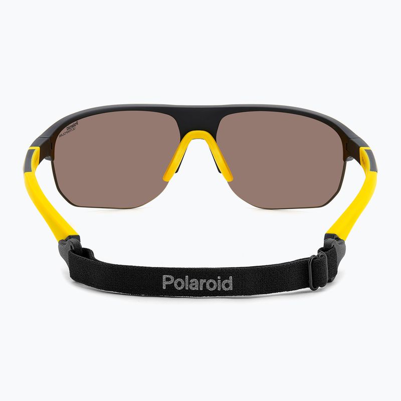 Férfi Polaroid PLD 7059/S matt fekete sárga/arany polarizált, nagy kontrasztú napszemüveg 4