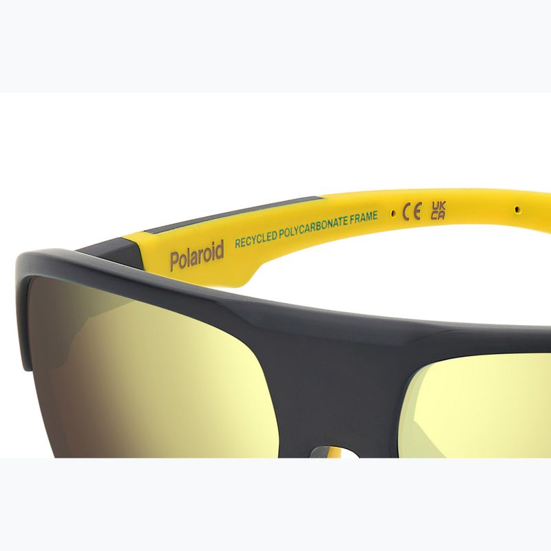 Férfi Polaroid PLD 7059/S matt fekete sárga/arany polarizált, nagy kontrasztú napszemüveg 7