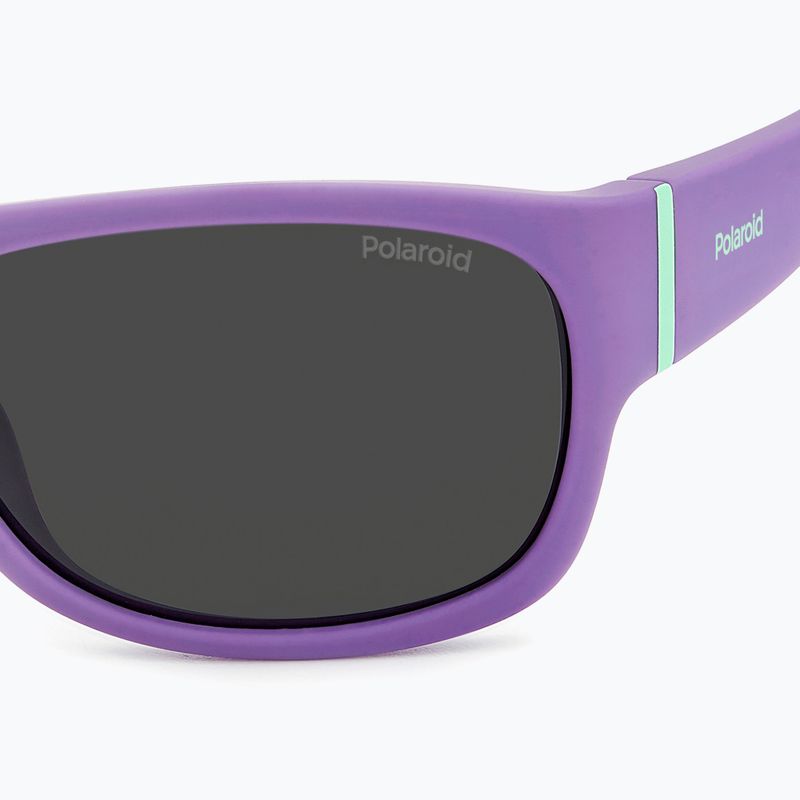 Polaroid PLD 8064/S lila/szürke polarizált gyermek napszemüveg 5