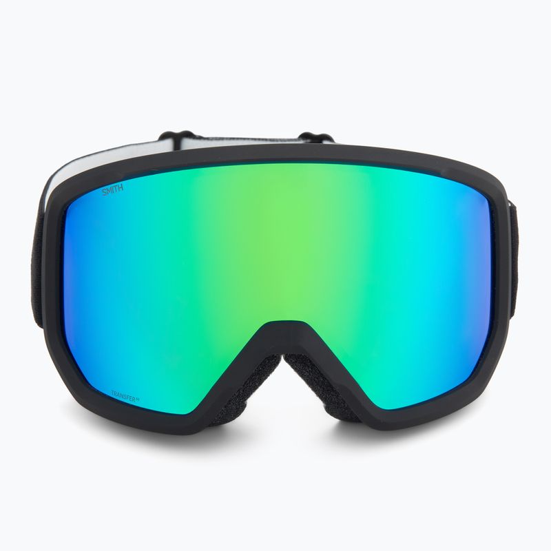 Síszemüveg Smith Transfer black/green sol-x mirror 2