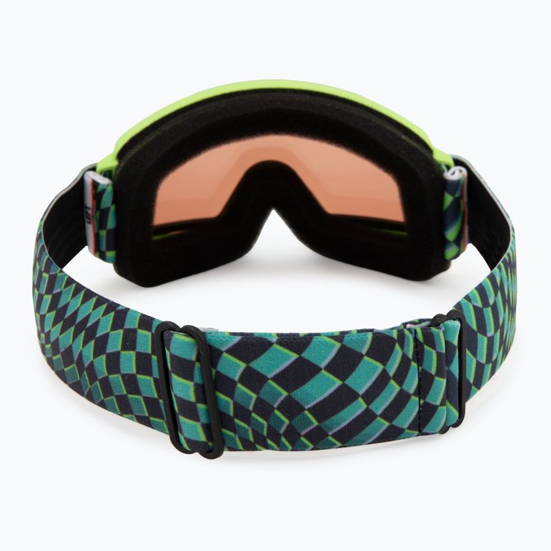 Gyerek símaszk Smith Rascal Jr electric lime left turn/rc36 3