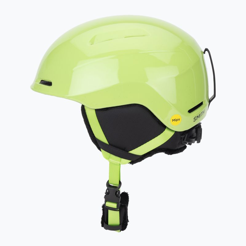 Gyerek sí sisak Smith Glide Jr Mips electric lime 3