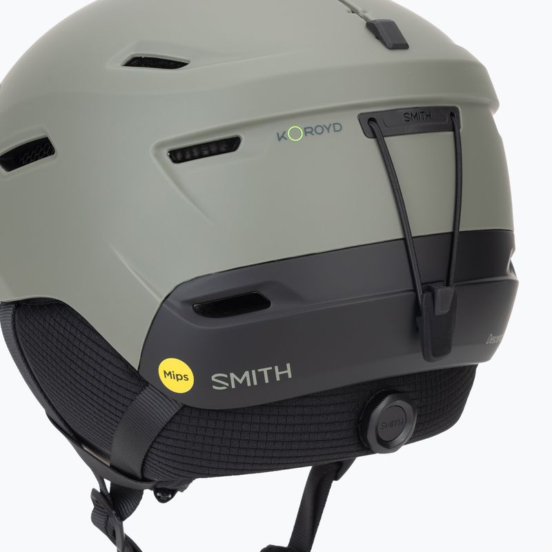 Sísisak Smith Descend MIPS matte fatigue green/black 8