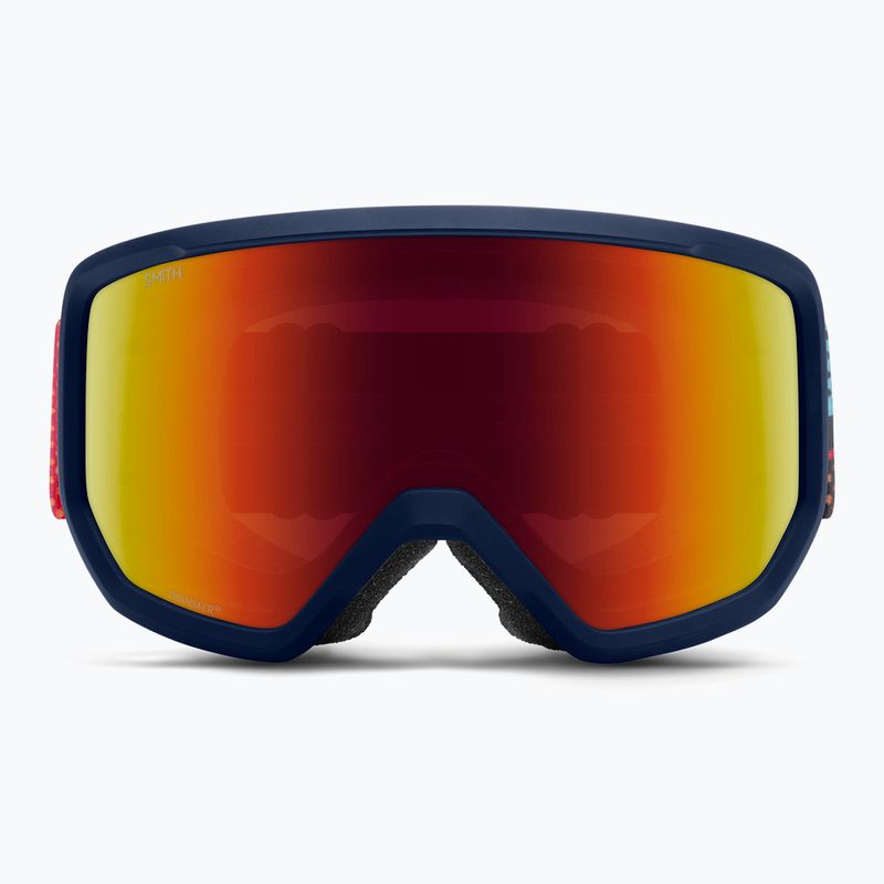 Síszemüveg Smith Transfer S3 midnight geo alpine/red solx mirror antifog 2