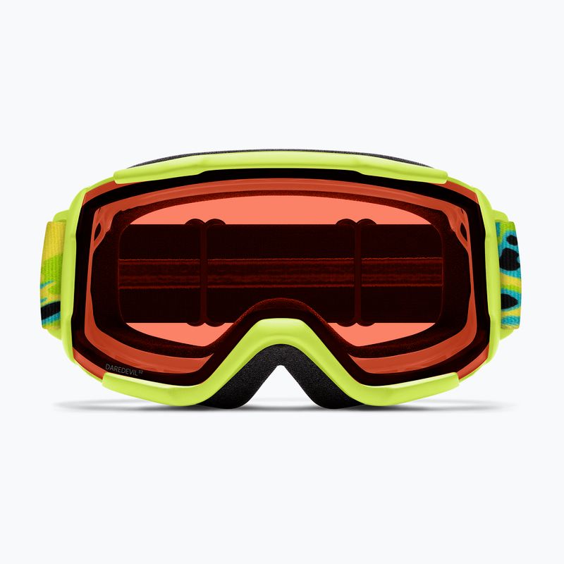 Gyerek síszemüveg Smith Daredevil S3 electric lime slime/green solx mirror antifog 3