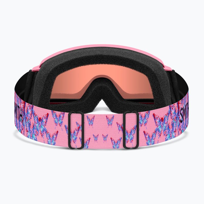 Gyerek síszemüveg Smith Rascal Jr S2 bright pink lofi butterfly/rose copper antifog 4