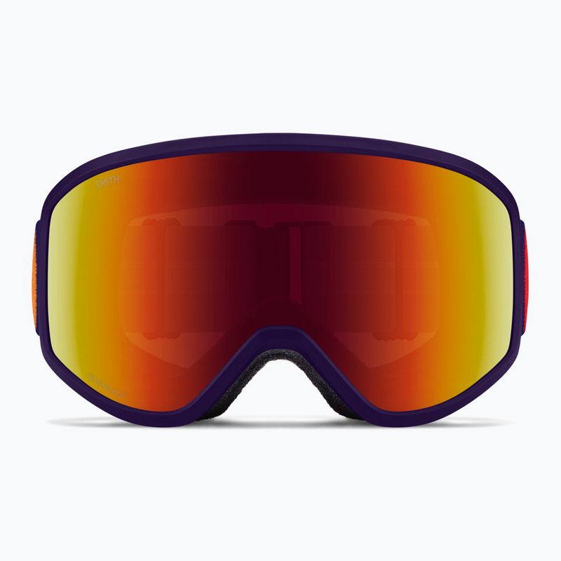 Gyerek síszemüveg Smith Reason OTG S3 deep plum gradient/red solx mirror antifog 2