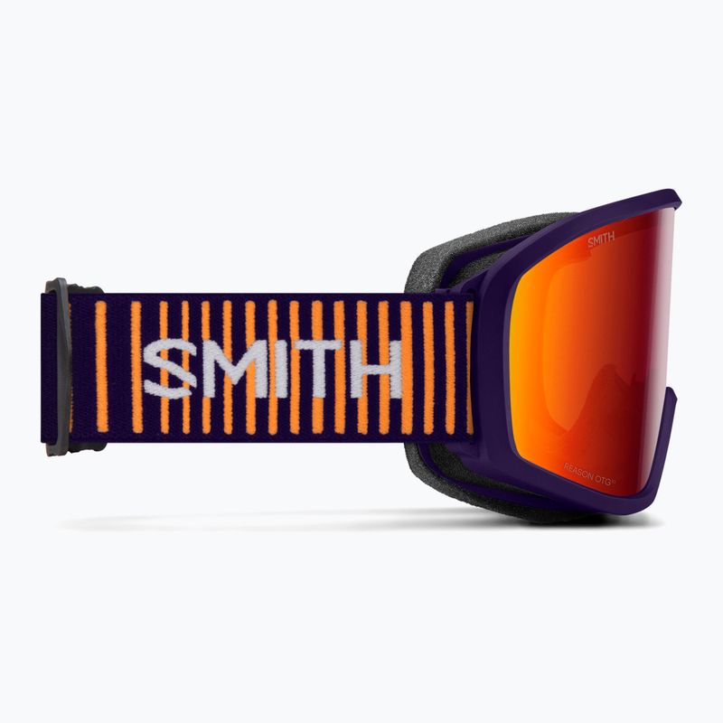 Gyerek síszemüveg Smith Reason OTG S3 deep plum gradient/red solx mirror antifog 3