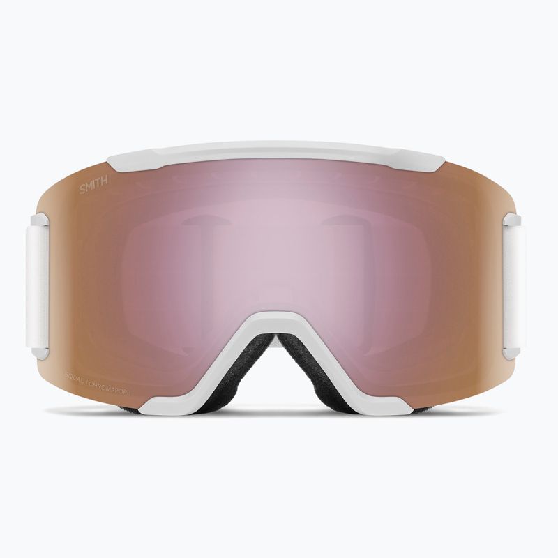Síszemüveg Smith Squad S2 white vapor/chromapop everyday rose gold mirror 2