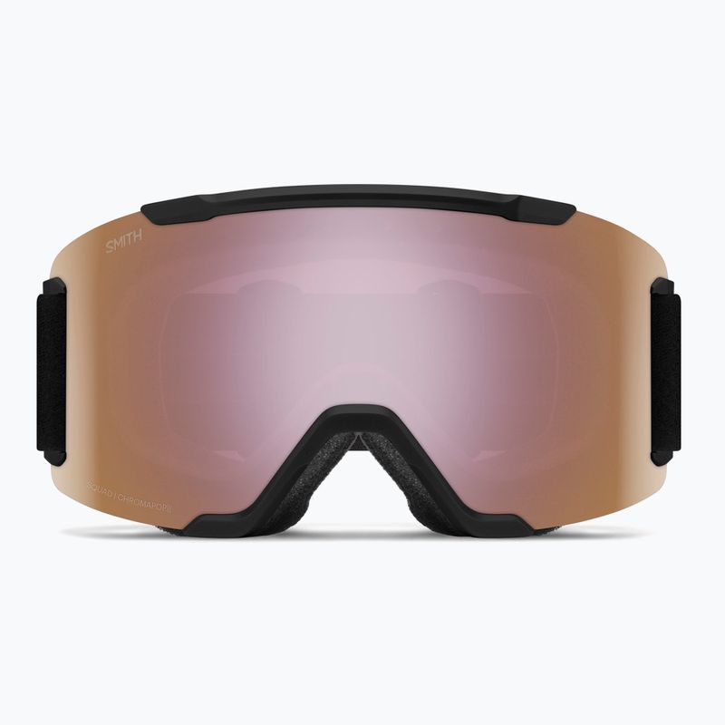 Síszemüveg Smith Squad S2 black/chromapop everyday rose gold mirror 2