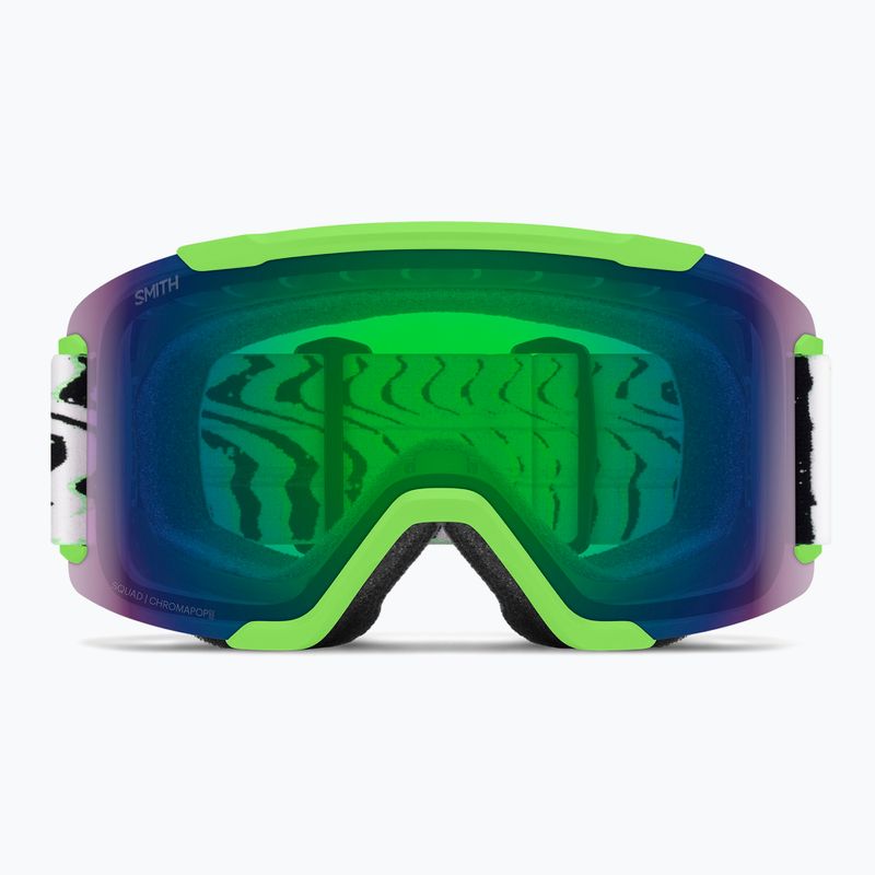 Síszemüveg Smith Squad S2 slime static shag/chromapop everyday green mirror 2