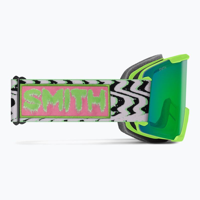 Síszemüveg Smith Squad S2 slime static shag/chromapop everyday green mirror 4