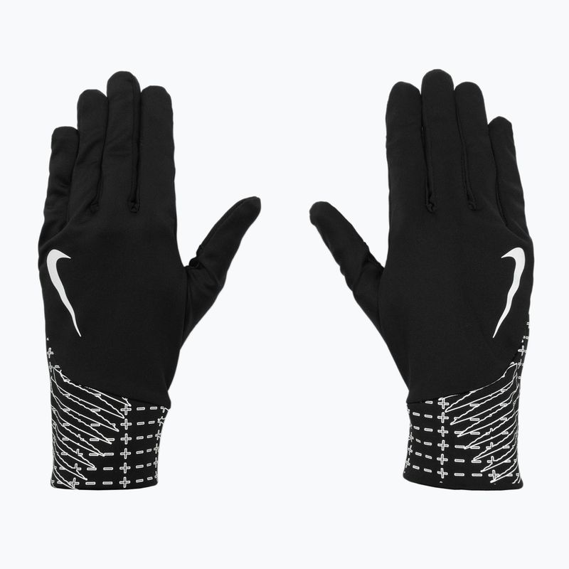 Férfi futókesztyűk Nike Pacer Lightweight RG Reflective black/silver 2