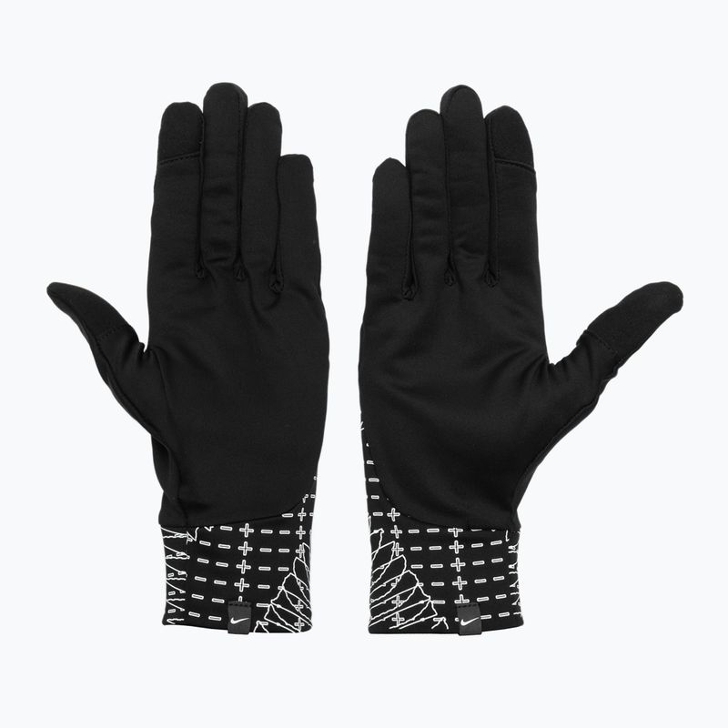 Férfi futókesztyűk Nike Pacer Lightweight RG Reflective black/silver 3