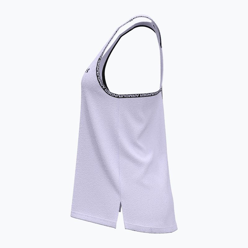 Női Under Armour Knockout Tank edzés felső só lila/fehér 4