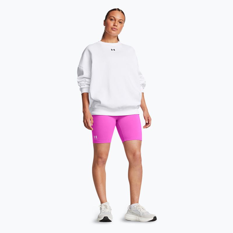 Under Armour női edzőnadrág Rival 7in Short élénk magenta/fehér 2