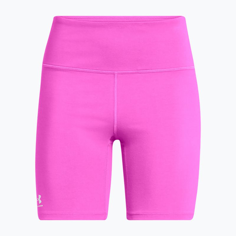 Under Armour női edzőnadrág Rival 7in Short élénk magenta/fehér 5