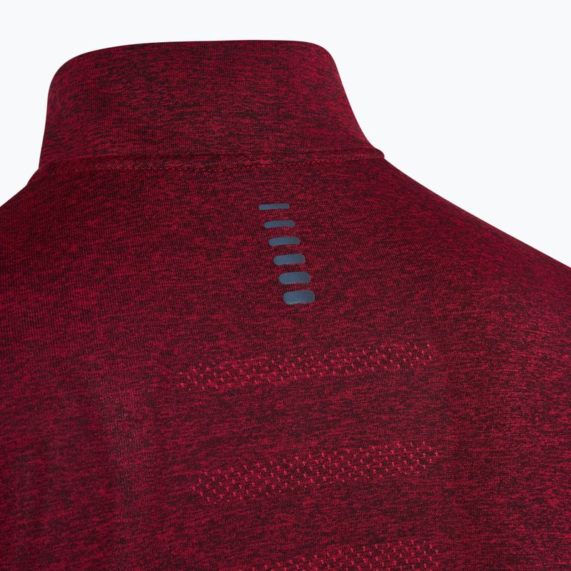 Férfi futópulóver Under Armour Seamless Stride 1/4 Zip racer red/reflective 4