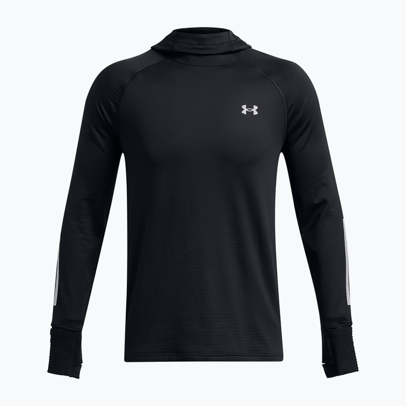 Férfi pulóver do biegania Under Armour Launch Elite CW Balaclava Hoody black/reflective 4