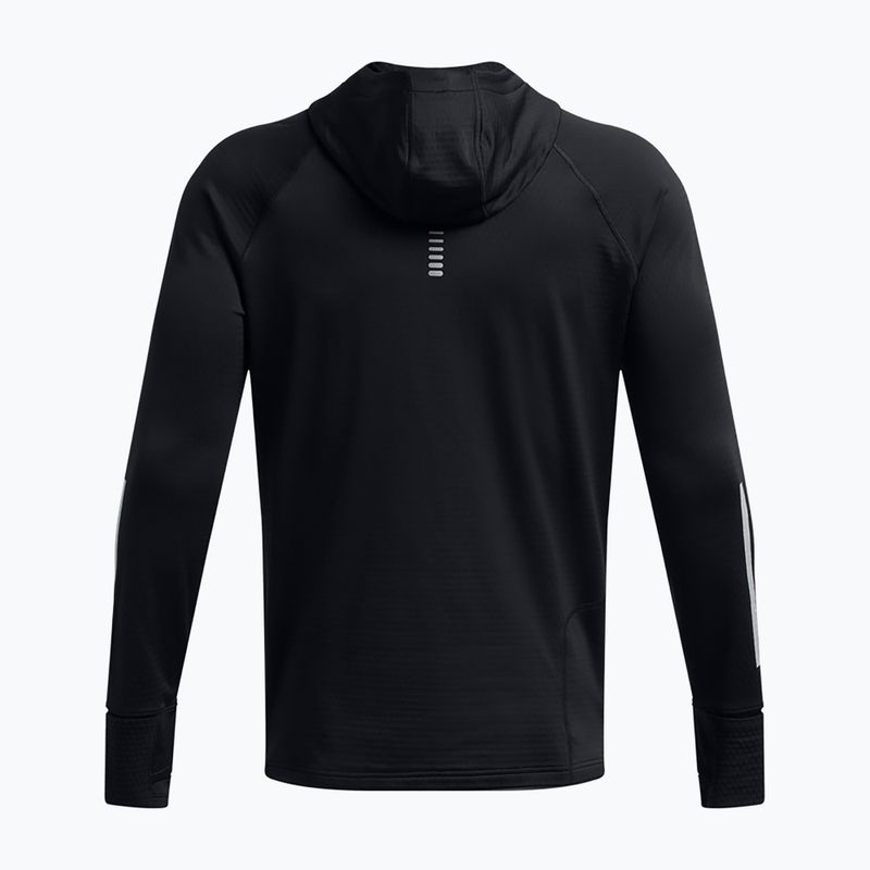 Férfi pulóver do biegania Under Armour Launch Elite CW Balaclava Hoody black/reflective 5