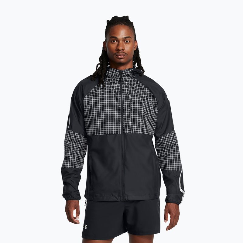 Férfi kabát Under Armour Launch Elite CW black/reflective
