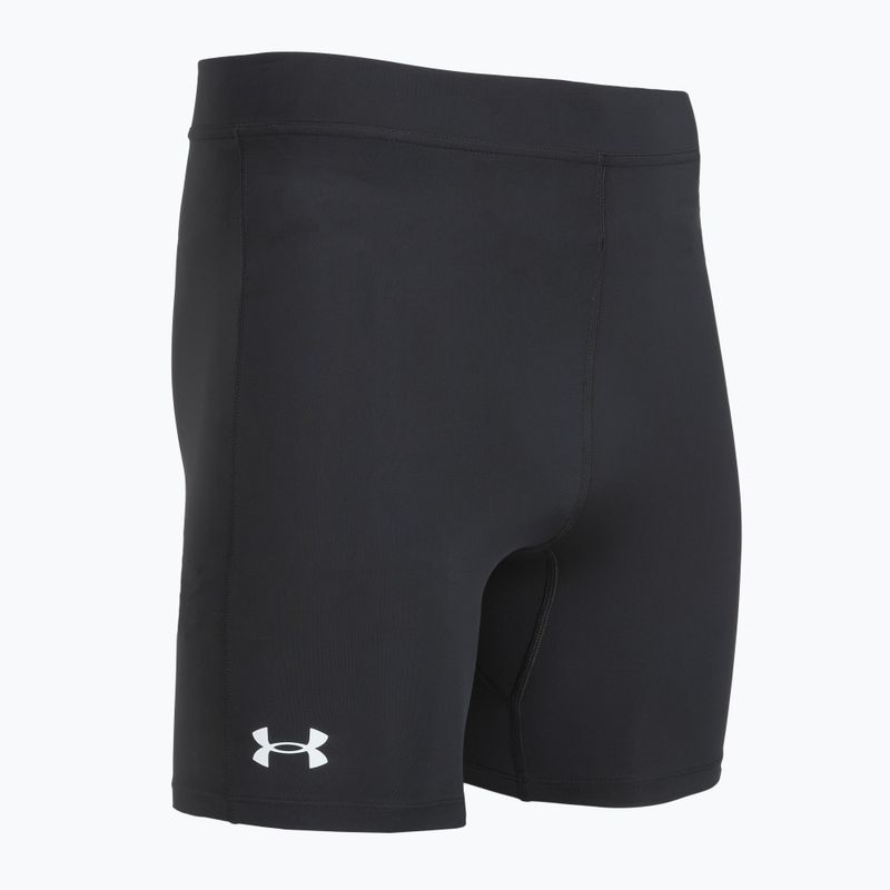Férfi futó leggings Under Armour Launch Half Tights black/black/metallic silver 3