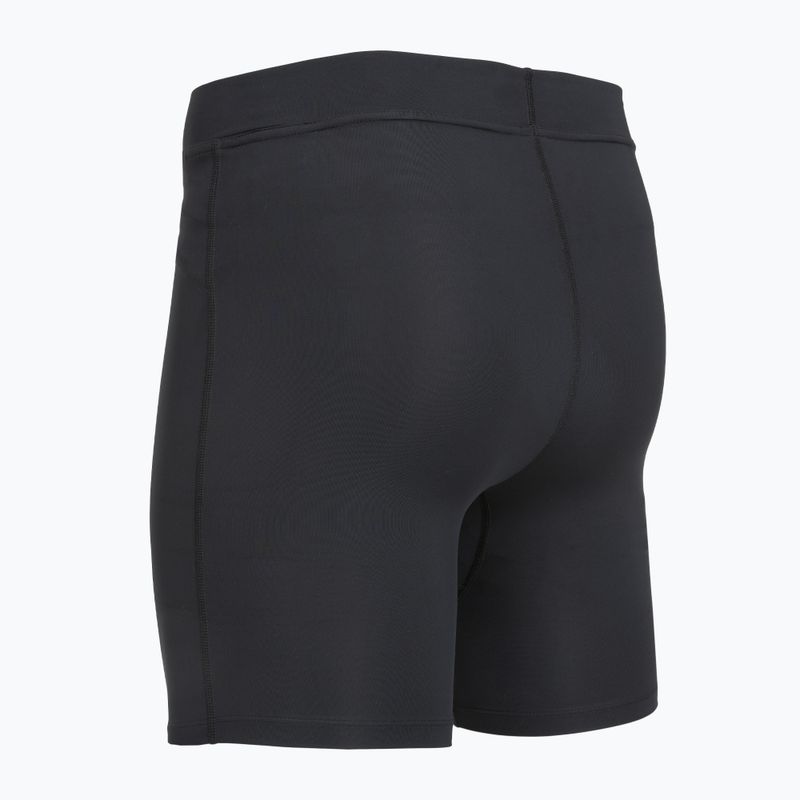 Férfi futó leggings Under Armour Launch Half Tights black/black/metallic silver 4