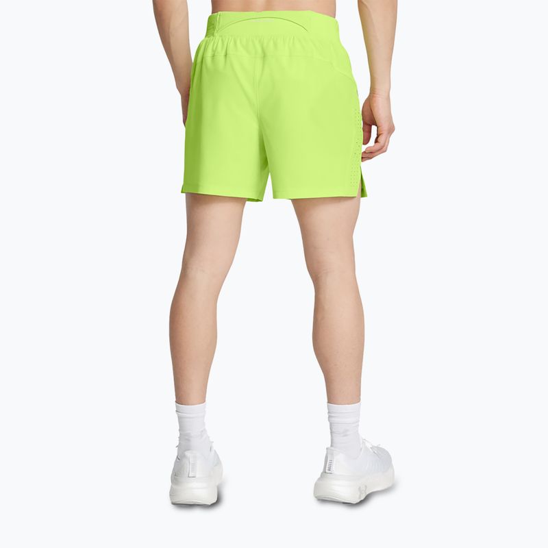 Under Armour Launch Elite 5" morfzöld/morfzöld/reflektív férfi futónadrág 3