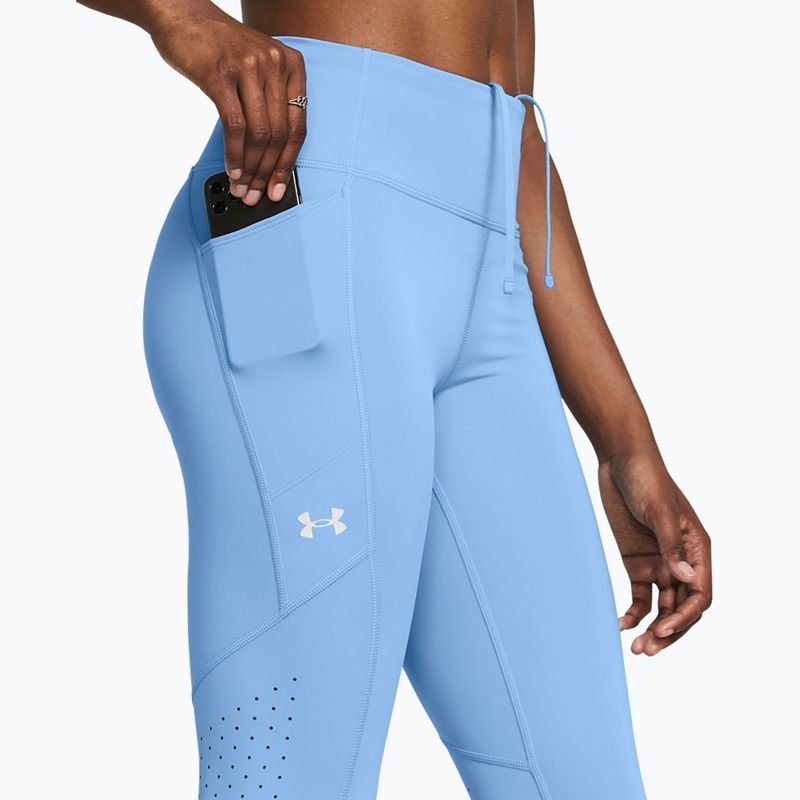 Under Armour Launch Ankle női futó leggings horizon kék/horizon kék/reflektív 4