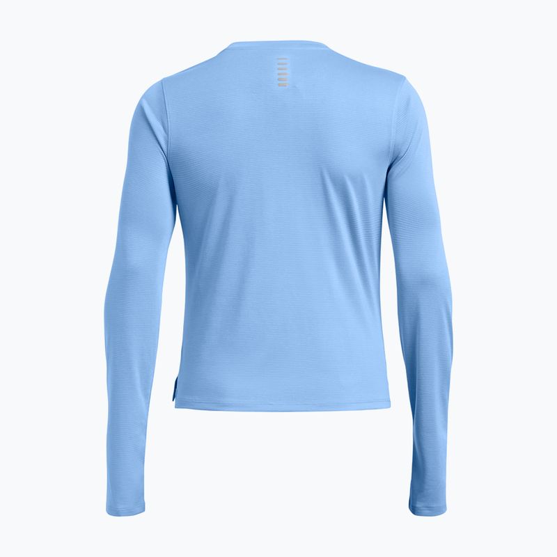 Női hosszú ujjú futófelső Under Armour Launch horizon blue/reflective 2