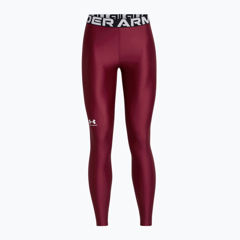 Under Armour HeatGear kardinál/fehér női leggings 4