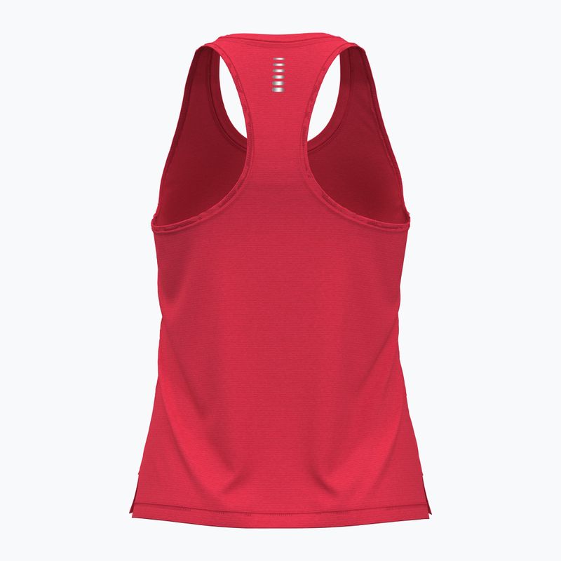 Női Under Armour Launch Singlet versenyző piros/reflektív futó felső 2