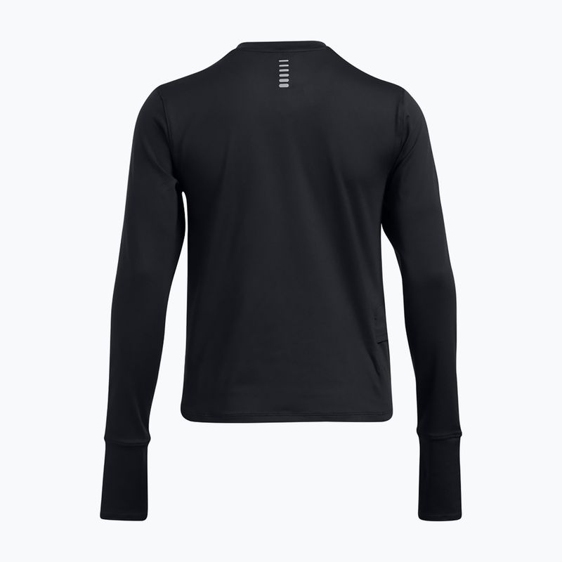 Under Armour Pro fekete/fényvisszaverő női futó hosszú ujjú ruha 4