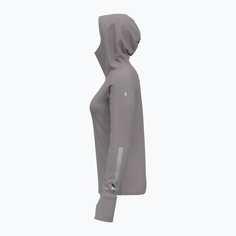 Női futópulóver Under Armour Lunch Elite CW Balaclava Hoodie tetra gray/reflective 3