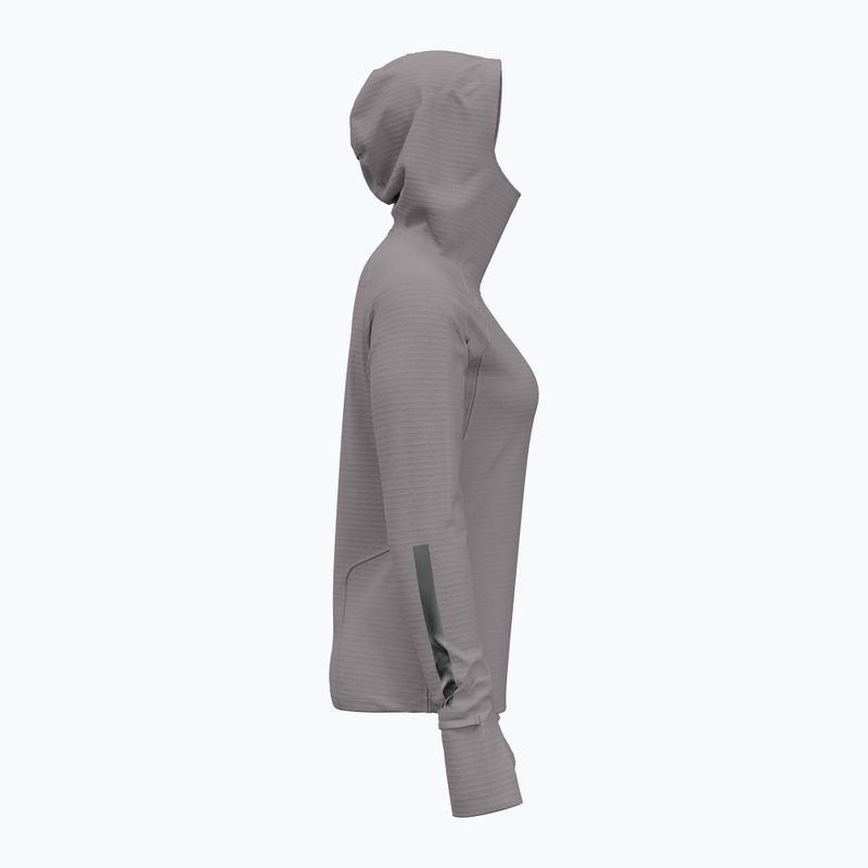 Női futópulóver Under Armour Lunch Elite CW Balaclava Hoodie tetra gray/reflective 4