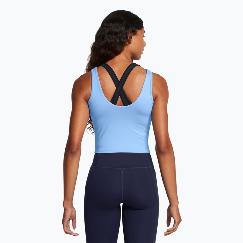 Under Armour Motion Tank EMEA női edzőfelső horizon kék/fehér 2