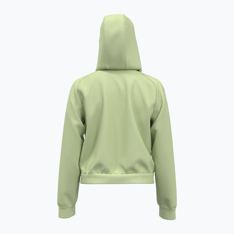 Női Under Armour Pro Fleece kapucnis pulóver retro zöld/fehér 2