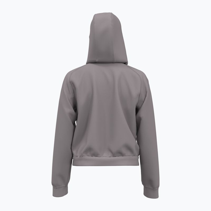 Női pulóver Under Armour Pro Fleece Hoodie tetra gray/white 2