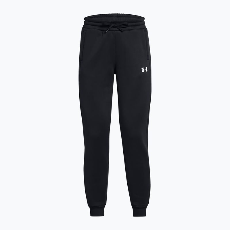 Női Under Armour Fleece Jogger UA Armour fekete/fehér nadrág