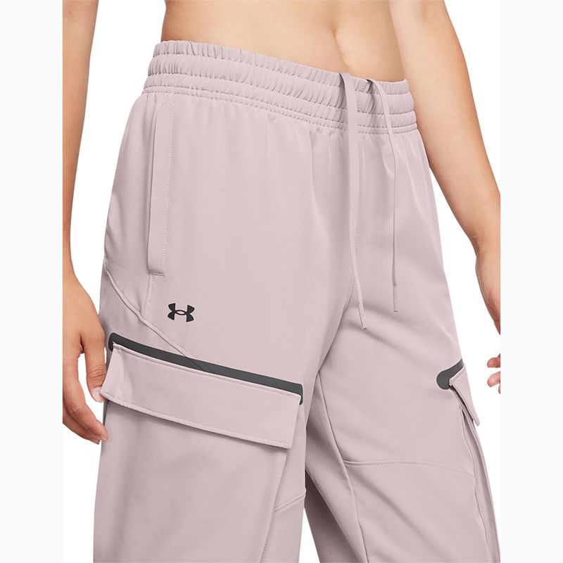 Női nadrág Under Armour Unstoppable Cargo tetra grey / black 5