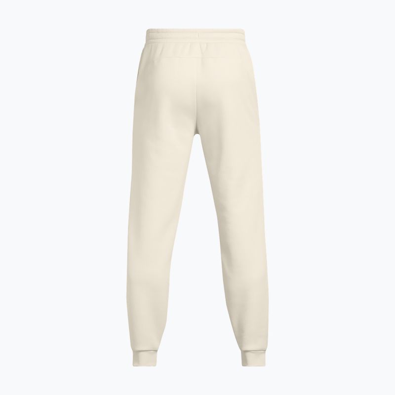 Férfi Under Armour Fleece Pro Joggers csúcsfehér/khaki alapon 7