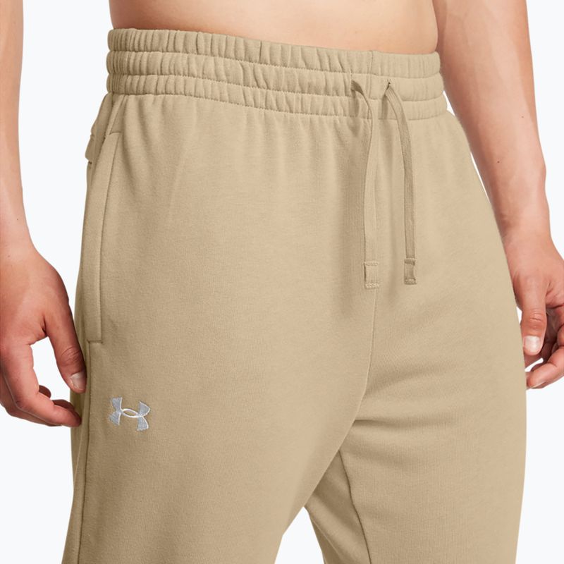 Under Armour férfi Rival Fleece Joggers városi khaki/fehér nadrág Rival Fleece Joggers városi khaki/fehér nadrág 4