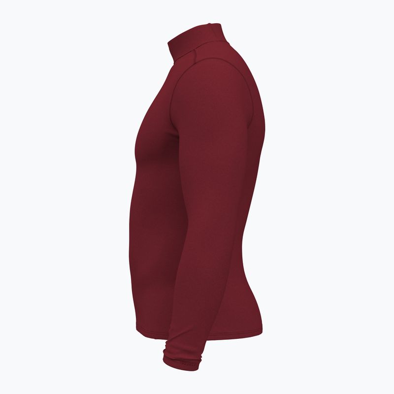Férfi hosszú ujjú felső Under Armour Elite Mock CG cardinal/metallic silver 4