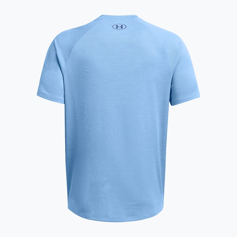 Férfi Under Armour Tech Textured edzőpóló horizont kék/tech kék 2